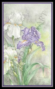 Iris Watercolor E-Tutorial
